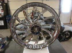 Harley Bagger Chrome Billet 21 Front Wheel Street Glide Road Glide Road King