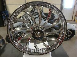 Harley Bagger Chrome Billet 21 Front Wheel Street Glide Road Glide Road King