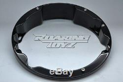 Harley Davidson Black Raked Headlight Bezel For Street Glide Electra Road King