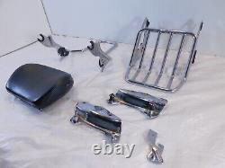 Harley Davidson Touring Road King & Street Glide Chrome Rear Sissybar & Rack