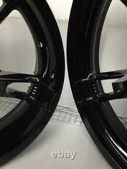 Harley Davison Enforcer Wheels Gloss Black Road King Street Glide #2 (outright)