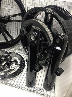 Harley Enforcer Wheels Glass Black 2014 -19 Road King Street Glide (exchange)