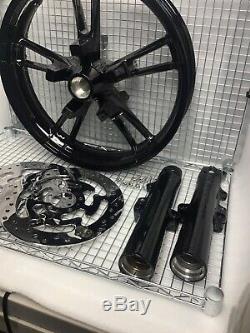 Harley Enforcer Wheels Glass Black 2014 -19 Road King Street Glide (exchange)