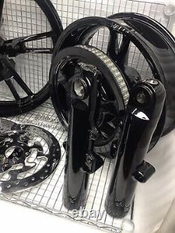 Harley Enforcer Wheels Gloss Black 2014-19 Road King Street Glide Exchange