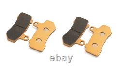 Harley Front Brake Disc Rotors & Pads Road King Street Electra Glide 2008-13