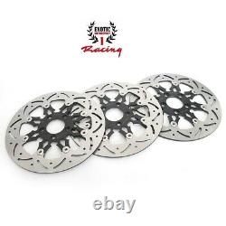 Harley Front Rear Floating Brake Rotors Road King Street Electra Glide 2008-13