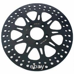 Harley Front Rear & Pads Brake Disc Rotors Road king Street glide 2000-07 Black