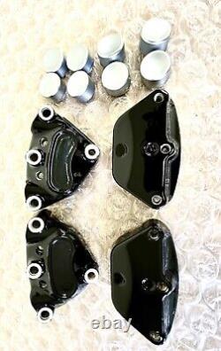 Harley Gloss Black Front Calipers TOURING FLHX 2000-2007 Street Glide Road King