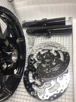 Harley Impeller Front Wheel Gloss Black 2014 Road King Street Glide (exchange)