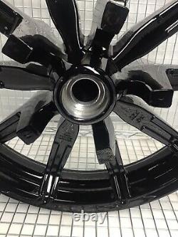 Harley Impeller Front Wheel Gloss Black 2014 Road King Street Glide (exchange)