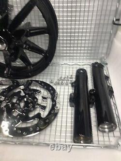 Harley Impeller Front Wheel Gloss Black 2014 Road King Street Glide (exchange)