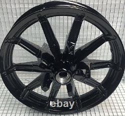 Harley Impeller Front Wheel Gloss Black 2014 Road King Street Glide (exchange)