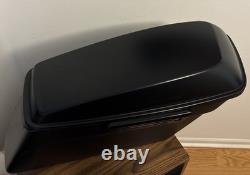 Harley OEM Hard Saddlebags Road King Street Tour Glide 2014-UP Black Denim Used