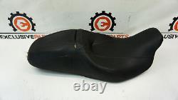 Harley Road King Street Glide FLHR OEM Passenger Rider Seat Saddle Black 24688