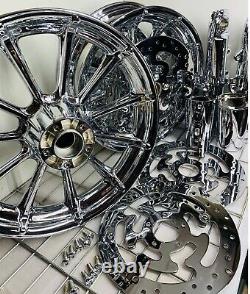 Harley Roulette Wheels Chrome 2009 -19 Road King Street Glide Touring (exchange)