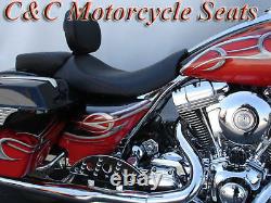 Harley Street Glide Road King Ultra Electra FLHX FLHT C&C Seats Solo WithBackrest