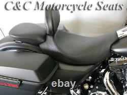 Harley Street Glide Road King Ultra Electra FLHX FLHT C&C Seats Solo WithBackrest