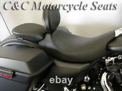 Harley Street Glide Road King Ultra Electra FLHX FLHT C&C Seats Solo WithBackrest