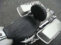 Harley Street Glide Road King Ultra Electra FLHX FLHT C&C Seats Solo WithBackrest