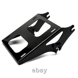 Harley Trunk Backrest Speaker Mount Plate Road King Street Glide 14-24 Grey