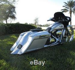 Harley bagger 6 stretched bags and fender street glide road king ultra classic