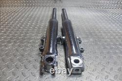 Harley-davidson road king street FRONT FORKS SHOCK SUSPENSION SET CHROME FORK