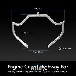 Highway Engine Guard Crash Bar For Harley Road King Street Road Glide 2009-2024