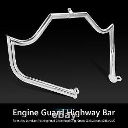 Highway Engine Guard Crash Bar For Harley Road King Street Road Glide 2009-2024