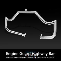 Highway Engine Guard Crash Bar For Harley Road King Street Road Glide 2009-2024