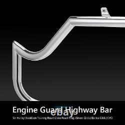 Highway Engine Guard Crash Bar For Harley Road King Street Road Glide 2009-2024