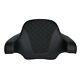 King Chopped Wrap Around Backrest Fit For Harley Tour Pak Road King 14-20 Black