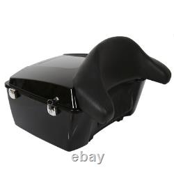 King Luggage Trunk with Rack Bracket For Harley Street Road Glide 2009-2013