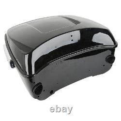 King Pack Luggage Trunk Fit For Harley Tour Pak Touring Road Street Glide 14-23