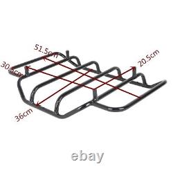 King Pack Trunk Backrest Rack Fit For Harley Tour-Pak Road Street Glide 14-23 20