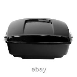 King Pack Trunk Fit For Tour Pak Road King Street Glide 2014-2024 Vivid Black