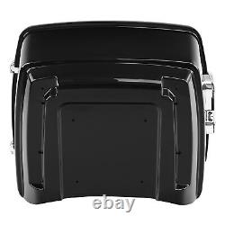 King Pack Trunk Fit For Tour Pak Road King Street Glide 2014-2024 Vivid Black