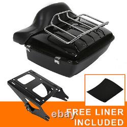 King Pack Trunk For Harley Davidson Touring Street Road Glide Tour Pak 2014-2024