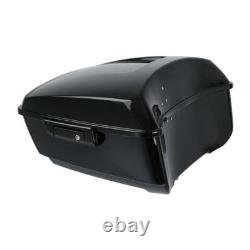 King Pack Trunk Mount Rack Fit For Harley Tour Pak Road King Street Glide 14-25