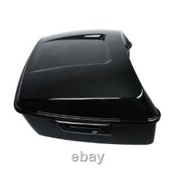 King Pack Trunk Mount Rack Fit For Harley Tour Pak Road King Street Glide 14-25