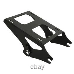 King Pack Trunk Mount Rack Fit For Harley Tour Pak Road King Street Glide 14-25