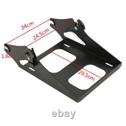 King Pack Trunk Mount Rack Fit For Harley Tour Pak Road King Street Glide 14-25