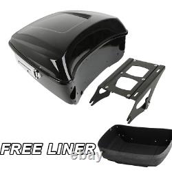 King Pack Trunk Mount Rack For Harley Tour Pak Street Road Glide King 2014-Up 23