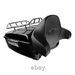 King Pack Trunk Pad Mount Rack Fit For Harley Tour Pak Street Road Glide 2009-13