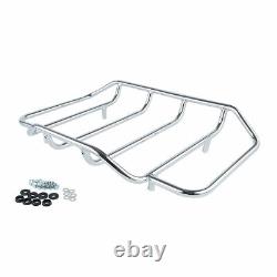 King Pack Trunk Pad Rack Fit For Harley Tour Pak Street Road Glide King 97-08 07