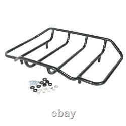 King Pack Trunk Pad Rack Fit For Harley Tour Pak Touring Street Road Glide 97-08