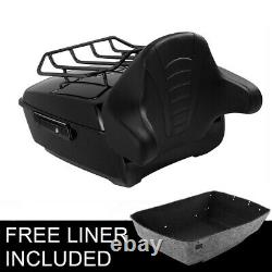 King Pack Trunk Pad Rack Light Fit For Harley Tour Pak Road Street Glide 14-23