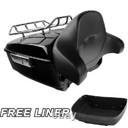 King Pack Trunk Top Rack For Harley Tour Pak Electra Street Road Glide 2009-2013