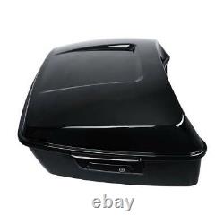 King Pack Trunk with Black Latches Fit For Harley Touring Road Glide 14-20