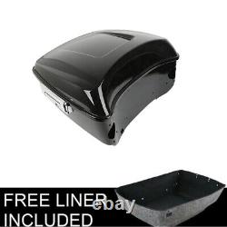 King Pack Trunk with Latch Fit For Harley Tour Pak Road King Street Glide 14-22