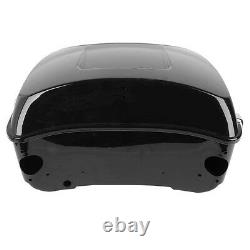 King Pack Trunk with Speakers Backrest For Harley Tour Pak Street Road Glide 14-21